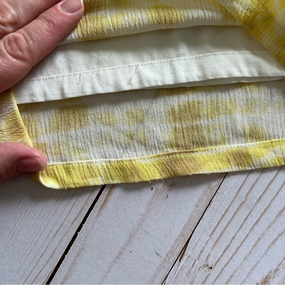 Revolve MAJORELLE Theo Butter Yellow Tie-Dye Leg Pants size Small - Picture 10 of 10